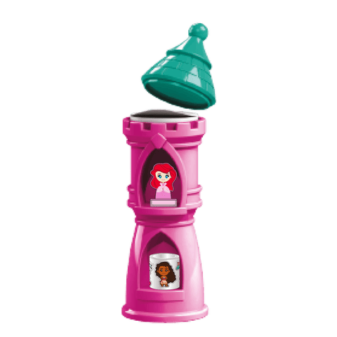 Kit Carimbo Castelo Princesas  Rosa Disney - Brinquedo